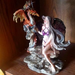 Fairy and dragon